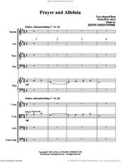 Cover icon of Prayer And Alleluia (COMPLETE) sheet music for orchestra/band (Special) by Keith Christopher, intermediate skill level