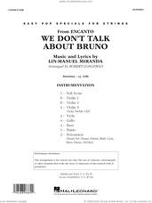Cover icon of We Don't Talk About Bruno (from Encanto) (arr. Robert Longfield) (COMPLETE) sheet music for orchestra by Lin-Manuel Miranda and Robert Longfield, intermediate skill level