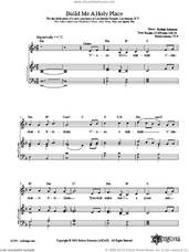 Cover icon of Build Me a Holy Place sheet music for choir (2-Part) by Robbie Solomon, intermediate duet
