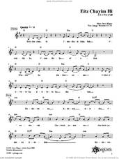 Cover icon of Eitz Chayim Hi sheet music for voice and other instruments (fake book) by Steve Klaper, intermediate skill level