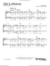 Cover icon of Shir LaShalom sheet music for choir (2-Part) by Shir Harmony, intermediate duet