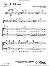 Cover icon of Shiru L'Adonai sheet music for choir (2-Part) by Shir Harmony, intermediate duet