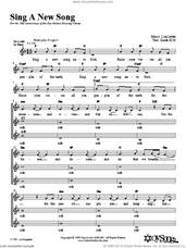 Cover icon of Sing a New Song sheet music for choir (2-Part) by Lisa Levine, intermediate duet