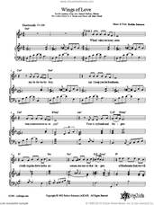 Cover icon of Wings of Love sheet music for choir (2-Part) by Robbie Solomon, intermediate duet
