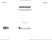 Cover icon of Renegade (arr. Ishbah Cox) (COMPLETE) sheet music for marching band by Styx, Ishbah Cox and Tommy Shaw, intermediate skill level