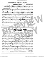 Cover icon of Spider-Man: No Way Home Main Theme (arr. Conaway) sheet music for marching band (Eb alto sax) by Michael Giacchino, Jack Holt and Matt Conaway, intermediate skill level