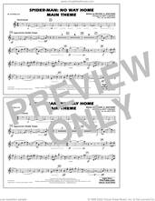Cover icon of Spider-Man: No Way Home Main Theme (arr. Conaway) sheet music for marching band (Bb tenor sax) by Michael Giacchino, Jack Holt and Matt Conaway, intermediate skill level