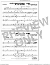 Cover icon of Spider-Man: No Way Home Main Theme (arr. Conaway) sheet music for marching band (1st Bb trumpet) by Michael Giacchino, Jack Holt and Matt Conaway, intermediate skill level