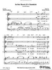Cover icon of In Our Hearts It's Chanukah sheet music for choir (SATB: soprano, alto, tenor, bass) by Michael Isaacson and Samuel Rosenbaum, intermediate skill level