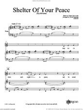 Cover icon of Shelter of Your Peace sheet music for choir (SATB: soprano, alto, tenor, bass) by David Appelman and Lisa Levine, intermediate skill level