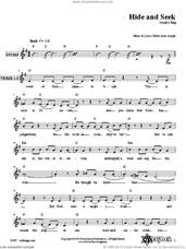 Cover icon of Hide and Seek (Jonah's Song) sheet music for voice and other instruments (fake book) by Robin Joseph, intermediate skill level
