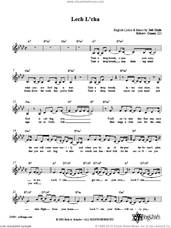 Cover icon of Lech L'cha sheet music for voice and other instruments (fake book) by Beth Schafer, intermediate skill level