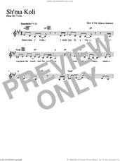Cover icon of Sh'ma Koli sheet music for voice and other instruments (fake book) by Rebecca Schwartz, intermediate skill level