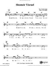 Cover icon of Shomeir Yisrael sheet music for voice and other instruments (fake book) by Steve Klaper, intermediate skill level