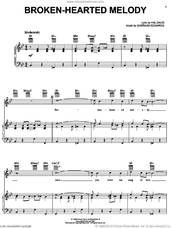 Cover icon of Broken-Hearted Melody sheet music for voice, piano or guitar by Sarah Vaughan, Julie London, Hal David and Sherman Edwards, intermediate skill level