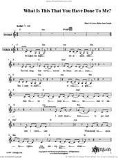 Cover icon of What Is This That You Have Done To Me? sheet music for voice and other instruments (fake book) by Robin Joseph, intermediate skill level