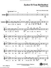 Cover icon of Zachor et Yom HaShabbat sheet music for voice and other instruments (fake book) by Robin Joseph, intermediate skill level