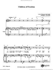 Cover icon of Children of Freedom sheet music for voice, piano or guitar by Beth Schafer and Alan Mason, intermediate skill level