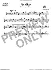 Cover icon of Hora No. 1 (Noch A Glezl Vayn (One More Glass Of Wine)) sheet music for voice and other instruments (fake book), intermediate skill level