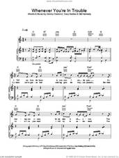 Cover icon of Whenever You're In Trouble sheet music for voice, piano or guitar by Donny Osmond, Eliot Kennedy and Gary Barlow, intermediate skill level
