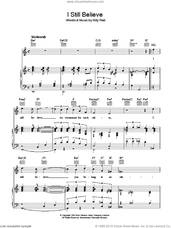 Cover icon of I Still Believe sheet music for voice, piano or guitar by Billy Reid, intermediate skill level