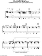Cover icon of Moving To New York sheet music for voice, piano or guitar by The Wombats, Daniel Haggis, Matthew Murphy and Tord Knudson, intermediate skill level
