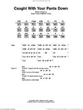 Cover icon of Caught With Your Pants Down sheet music for guitar (chords) by AC/DC, Angus Young and Malcolm Young, intermediate skill level