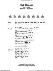 Cover icon of Hail Caesar sheet music for guitar (chords) by AC/DC, Angus Young and Malcolm Young, intermediate skill level
