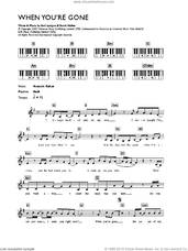 Cover icon of When You're Gone sheet music for voice and other instruments (fake book) by Avril Lavigne and Butch Walker, intermediate skill level