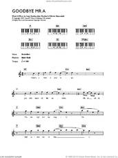 Cover icon of Goodbye Mr. A sheet music for voice and other instruments (fake book) by The Hoosiers, Alan Sharland, Irwin Sparkes and Martin Skarendahl, intermediate skill level