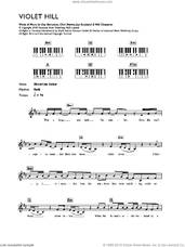 Cover icon of Violet Hill sheet music for voice and other instruments (fake book) by Coldplay, Chris Martin, Guy Berryman, Jon Buckland and Will Champion, intermediate skill level