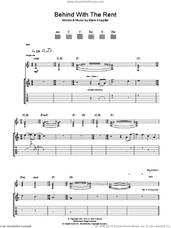 Cover icon of Behind With The Rent sheet music for guitar (tablature) by Mark Knopfler, intermediate skill level