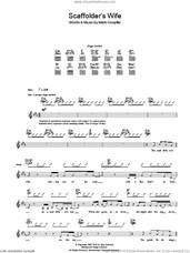 Cover icon of The Scaffolder's Wife sheet music for guitar (tablature) by Mark Knopfler, intermediate skill level