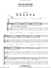 Cover icon of We Can Get Wild sheet music for guitar (tablature) by Mark Knopfler, intermediate skill level
