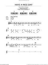 Cover icon of Have A Nice Day sheet music for piano solo (chords, lyrics, melody) by Stereophonics and Kelly Jones, intermediate piano (chords, lyrics, melody)