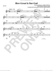 Cover icon of How Great Is Our God sheet music for orchestra/band (flute) by Chris Tomlin, Ed Cash, Jesse Reeves and Keith Christopher, intermediate skill level