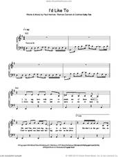 Cover icon of I'd Like To sheet music for piano solo by Corinne Bailey Rae, Paul Herman and Thomas Danvers, easy skill level