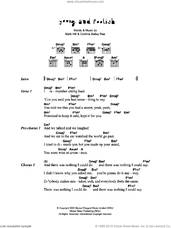 Cover icon of Young And Foolish sheet music for guitar (chords) by Corinne Bailey Rae and Mark Hill, intermediate skill level