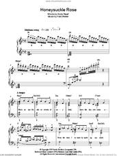 Cover icon of Honeysuckle Rose sheet music for piano solo by Fats Waller, Thomas Waller and Andy Razaf, easy skill level