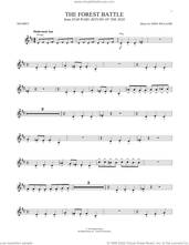 Cover icon of The Forest Battle (from Star Wars: Return Of The Jedi) sheet music for trumpet solo by John Williams, intermediate skill level
