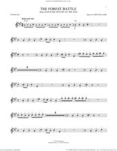 Cover icon of The Forest Battle (from Star Wars: Return Of The Jedi) sheet music for tenor saxophone solo by John Williams, intermediate skill level