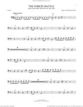 Cover icon of The Forest Battle (from Star Wars: Return Of The Jedi) sheet music for cello solo by John Williams, intermediate skill level