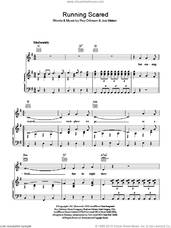 Cover icon of Running Scared sheet music for voice, piano or guitar by Roy Orbison and Joe Melson, intermediate skill level