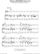 Cover icon of Whole Lotta Shakin' Goin' On sheet music for voice, piano or guitar by Jerry Lee Lewis, Dave Williams and Sunny David, intermediate skill level