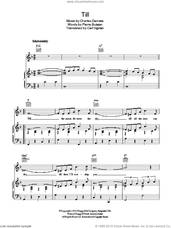 Cover icon of Till sheet music for voice, piano or guitar by Tom Jones, Charles Danvers, Carl Sigman and Pierre Buisson, intermediate skill level