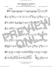 Cover icon of The Imperial March (Darth Vader's Theme) (from Star Wars: The Empire Strikes Back) sheet music for clarinet solo by John Williams, intermediate skill level