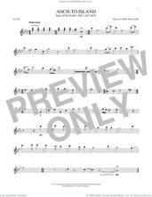 Cover icon of Ahch-To Island (from Star Wars: The Last Jedi) sheet music for flute solo by John Williams, intermediate skill level