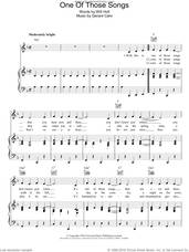 Cover icon of One Of Those Songs (Le Bal De Madame de Mortemouille) sheet music for voice, piano or guitar by Jimmy Durante, Gerard Calvi and Will Holt, intermediate skill level