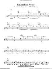 Cover icon of I've Just Seen A Face sheet music for voice and other instruments (fake book) by The Beatles, John Lennon and Paul McCartney, intermediate skill level