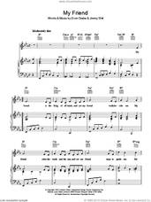 Cover icon of My Friend sheet music for voice, piano or guitar by Frankie Laine, Ervin Darke and Jimmy Shirl, intermediate skill level